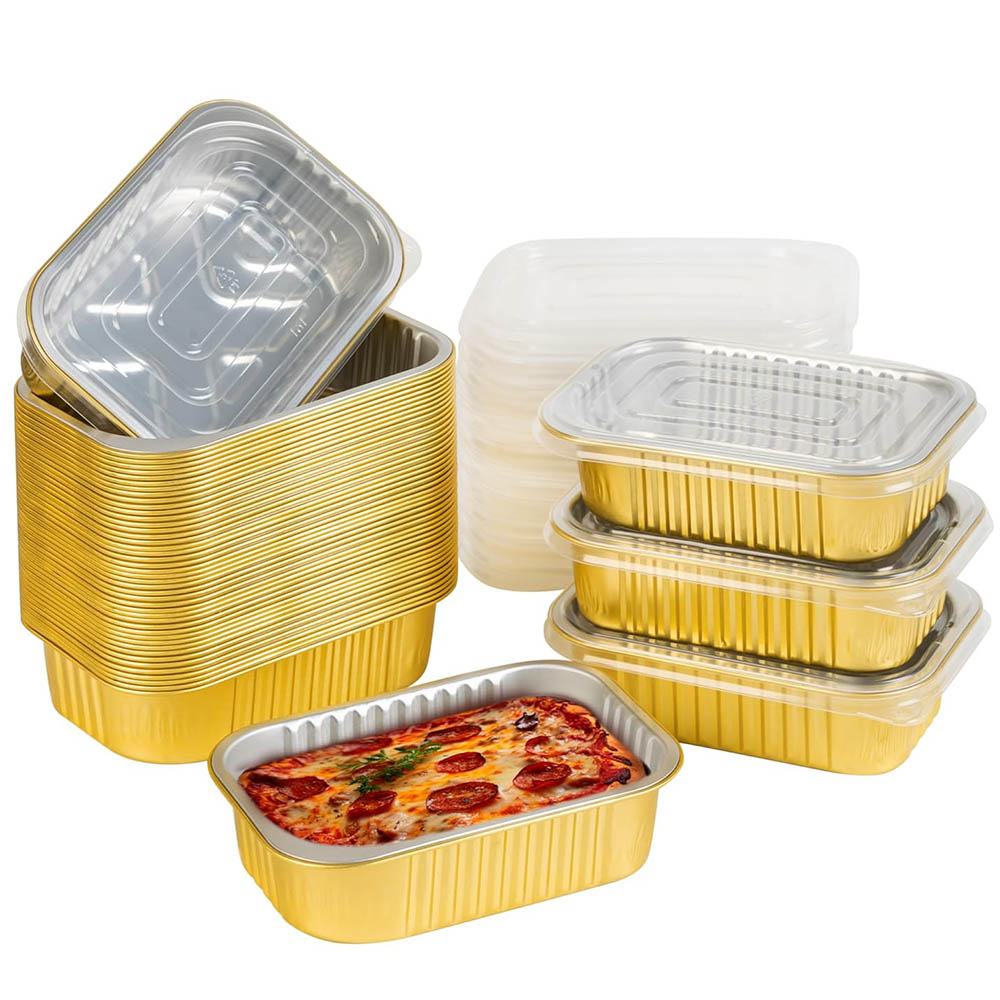 Aluminum Foil Heavy Duty - Маленькие алюминиевые формы с крышками, прочные