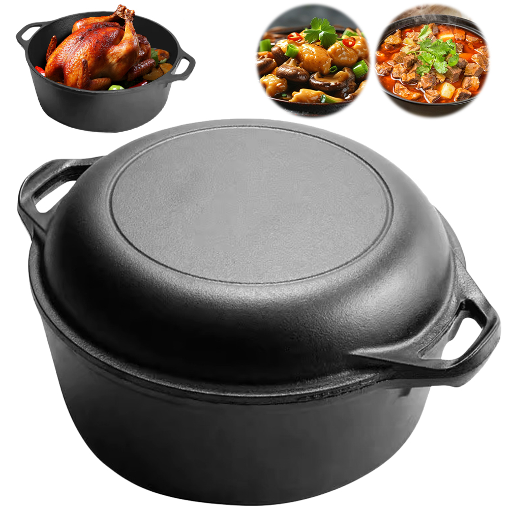 Чугунная сковорода-казан 2-в-1 – обзор и цена Camping Cooking Full Set