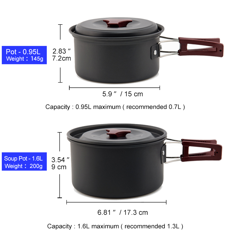 Набор посуды Widesea для кемпи – обзор и цена Camping Cooking Set Jetboil