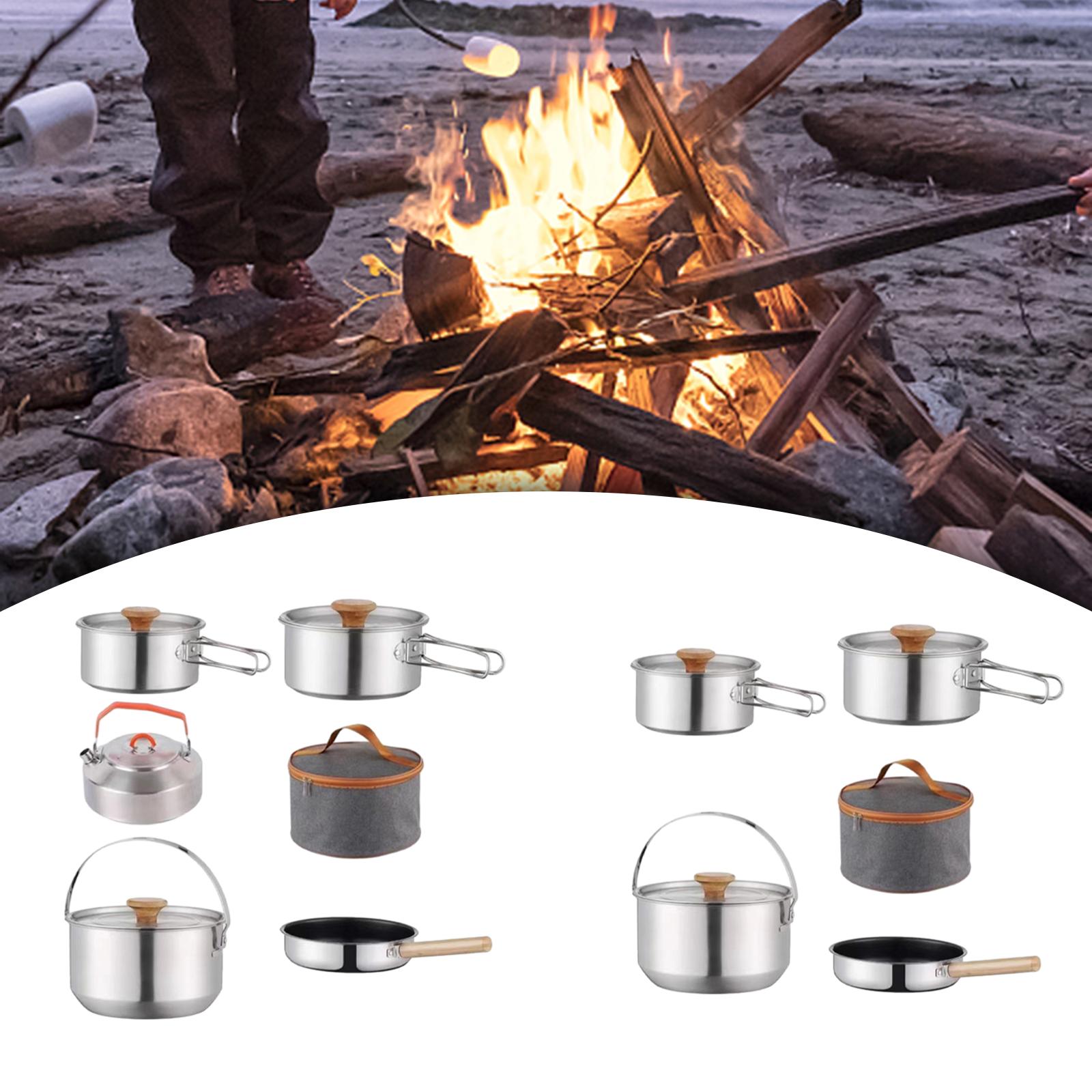 Набор походной посуды: легкий  – обзор и цена Camping Cooking Set Lightweight